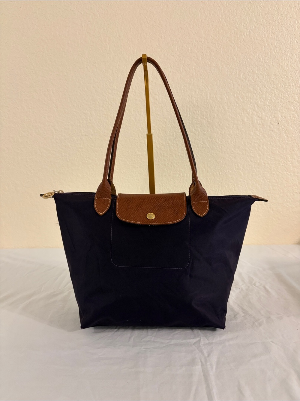 Longchamp Le Pliage Original M Tote bag Purple - Recycled canvas